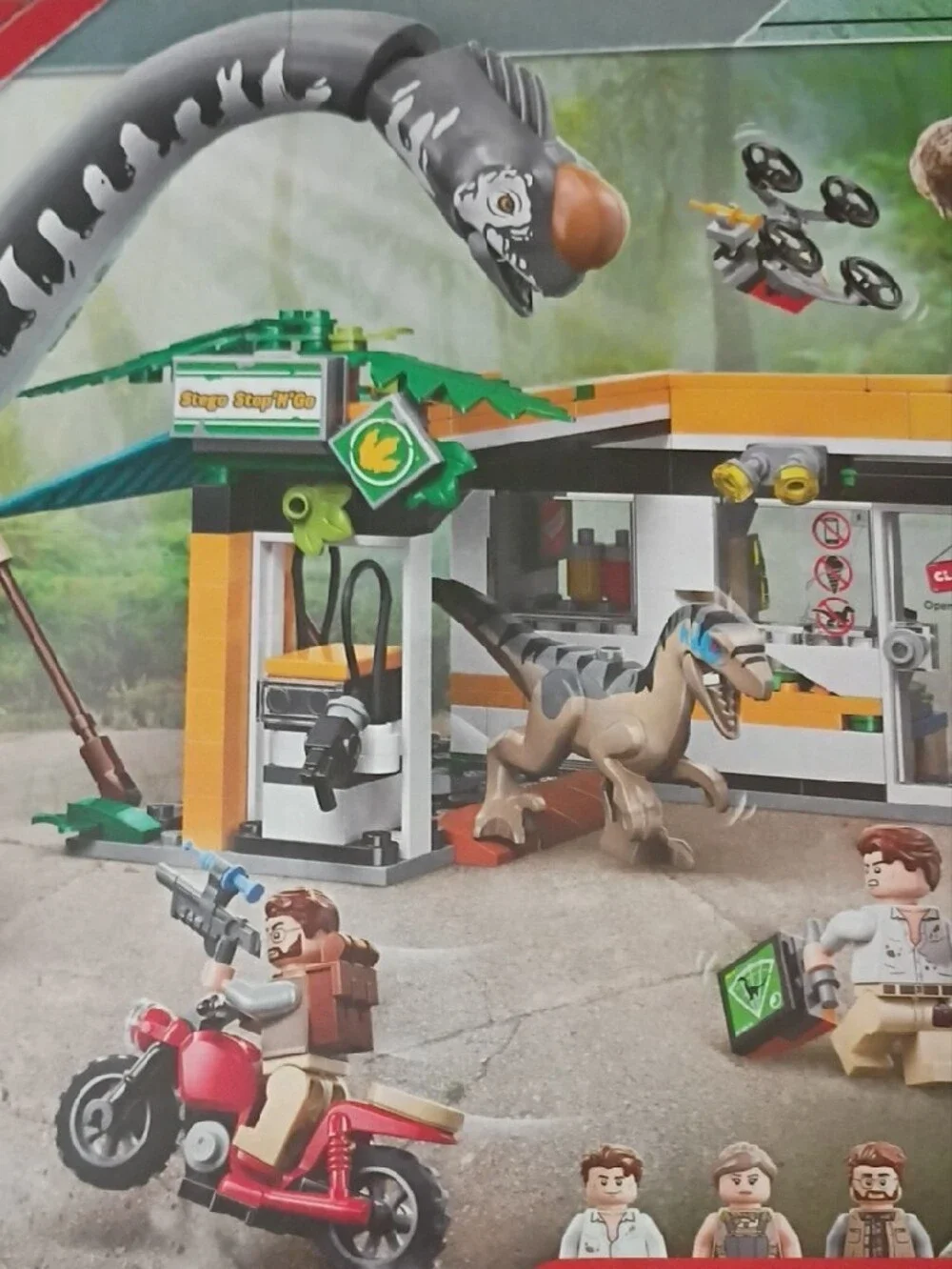 LEGO Jurassic World 76973 Raptor & Titanosaurus Tracking Mission